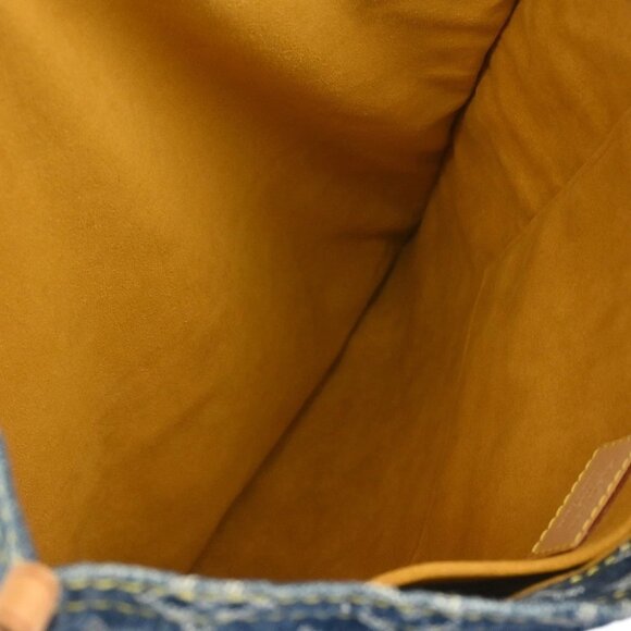 Louis Vuitton Monogram Denim Flat Shopper Tote Handbag M95018 AS0075 186407 - Picture 10 of 10